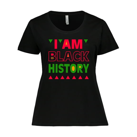 Inktastic I Am Black History Women's Plus Size T-Shirt