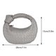 thumbnail image 2 of Bolso Hobo para mujer bolso de mano trenzado de cuero PU bolso suave bolso de compras, 2 of 6