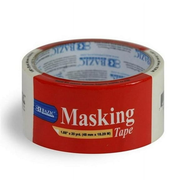 Bazic 955  1.88'' X 720'' (20 Yards) General Purpose Masking Tape  Case of 36