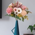 thumbnail image 4 of Sokhug Artificial Hydrangea Bouquet - Rustic Flower Stem for Vase Decor, 4 of 5