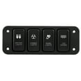 thumbnail image 4 of Panel de 4 interruptores para luces de conducción, interruptor Blu-ray, botón pulsador para Toyota Hailax Cool Road VIGO, 4 of 10