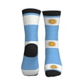 thumbnail image 2 of Mens Crew Socks Womens Flag Of Argentina Workout Training Athletic Socks, 2 of 7