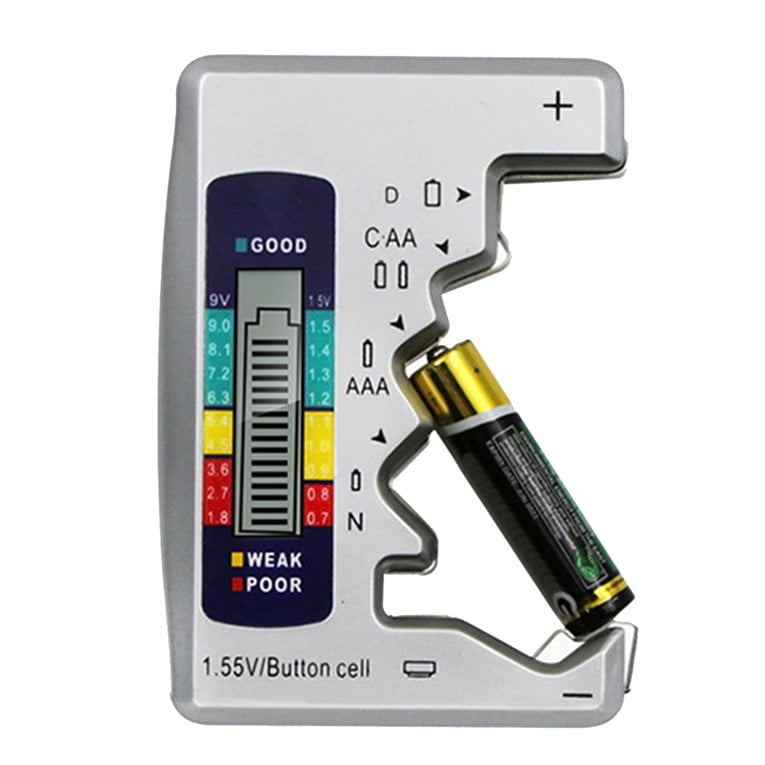 Newly Upgraded Version Lcd Digital Battery Tester For C/D/N/Aa/Aaa/9V Practical Batteries Button