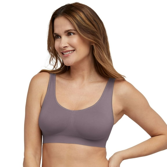 Bali One Smooth U Seamless Bralette DFBRAL Color: Currant Purple Size: 3X LARGE