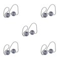thumbnail image 1 of yingyy 1/2/3/5 2 Pièces Rideau Tieback Ronde Polyester Remplacement Simple Style Ménage Cuisine Parasol Drapé Fixation Fixation Gris 5PCS, 1 of 6