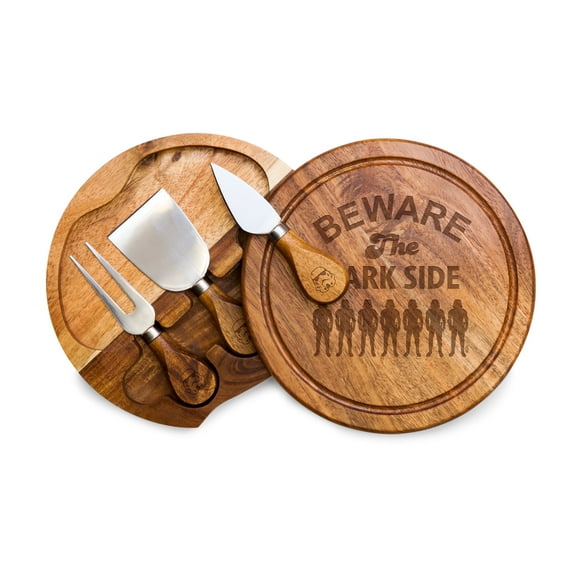 Star Wars - Stormtrooper - Acacia Brie Cheese Cutting Board & Tools Set, (Acacia Wood)