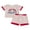 Red, variant on Baby Toddler Boys Summer Shorts Sets 6 12 18 24 Months 2T 3T 4T Short Sleeve O Neck Letter Baseball Embroidery Tops and Striped Shorts Outfits