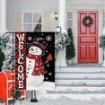 thumbnail image 5 of Christmas Snowman Garden Flag, Christmas Decor Yard Flag 12x18 Double Sided Winter, Snowman Garden Flags Signs Home Decorations Rustic Welcome Outdoor Farmhouse Xmas, 5 of 6