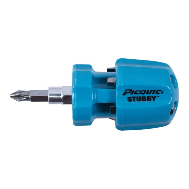 Destornillador Picquic Stubby Multi-Bit de 3,55 cm de largo Stubby, 1 unidad