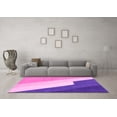 thumbnail image 3 of Ahgly Company Indoor Rectangle Abstract Pink Modern Area Rugs, 2' x 4', 3 of 4