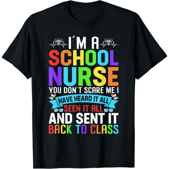 Premium Daily Comfort - School Nurse Appreciation Nursing Elementary School Nurse T-Shirt