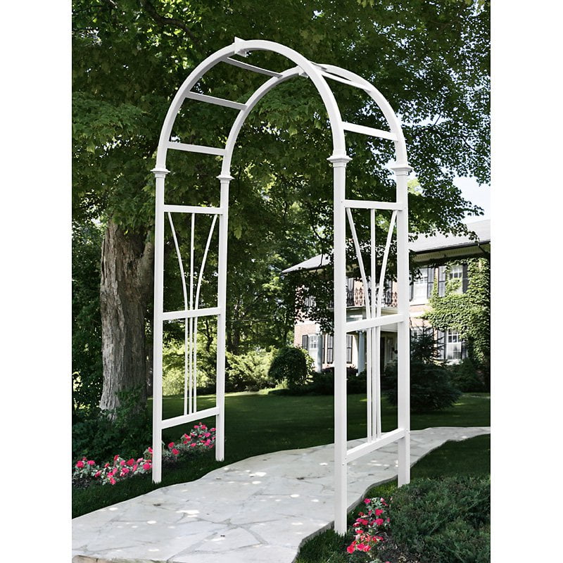 New England Arbors Eden Dublin 7-ft. Vinyl Arch Arbor by New England Arbors