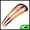 Glossy Brown, variant on Unique Bargains U-shaped Hair Pin 4.33"x1.57" 1 Pcs Glossy Black