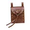 thumbnail image 3 of Riñonera para hombre, bolso de cintura, bolso para carnaval, fiesta de cosplay, Halloween Marrón, 3 of 8