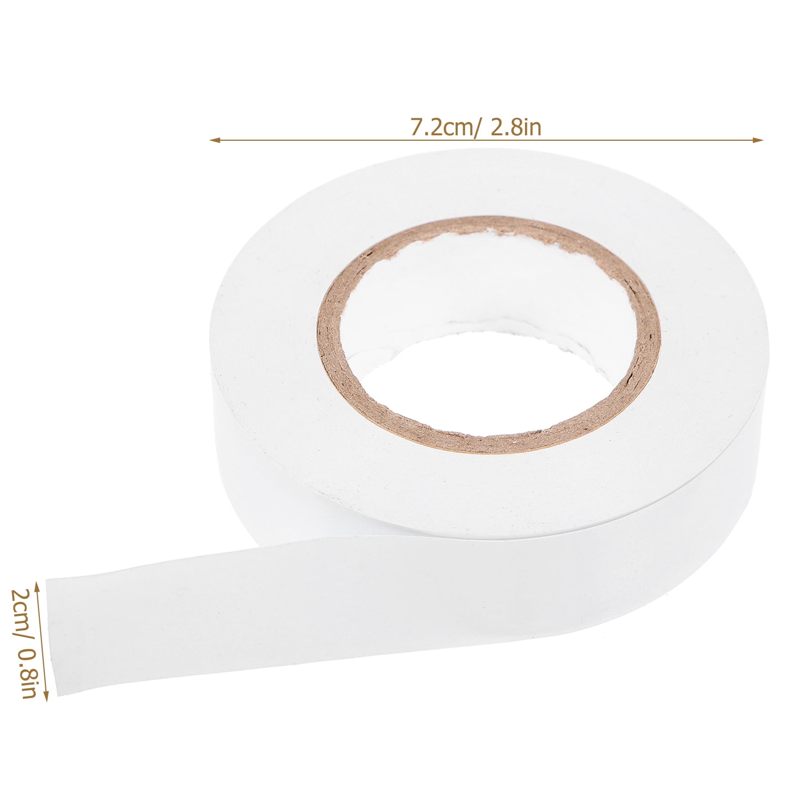 UPOUART High Temp Electrical Tape White PVC for Indoor and Outdoor Use 10Pcs