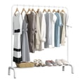 thumbnail image 2 of Perchero Móvil Organizador Para Ropa Practiksa Rack Con Zapatera Ruedas Giratorias Color Blanco, 2 of 6