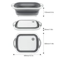 thumbnail image 2 of Bandeja plegable de silicona 4 en 1 para tablas de cortar Un-Tech, 2 of 8
