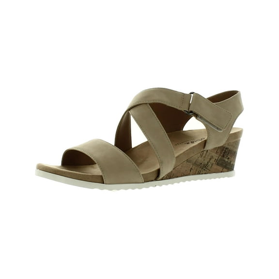 LifeStride Womens Sincere Padded Insole Strappy Heel Sandals