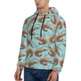 thumbnail image 2 of Hoodies for Men - Shrimp No.9066 Long Sleeve Comfrt Men'S Fashion Hoodies & Sweatshirts, Sweatshirts for Men Hoodies Pullover Clothing Clothes with Pouch, 2 of 7