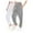 #0303-Gray, variant on Womens 2 Pack Cargo Jogger Pants Solid Drawstring Cuffed Sweatpants Loose for Outdoor Daily