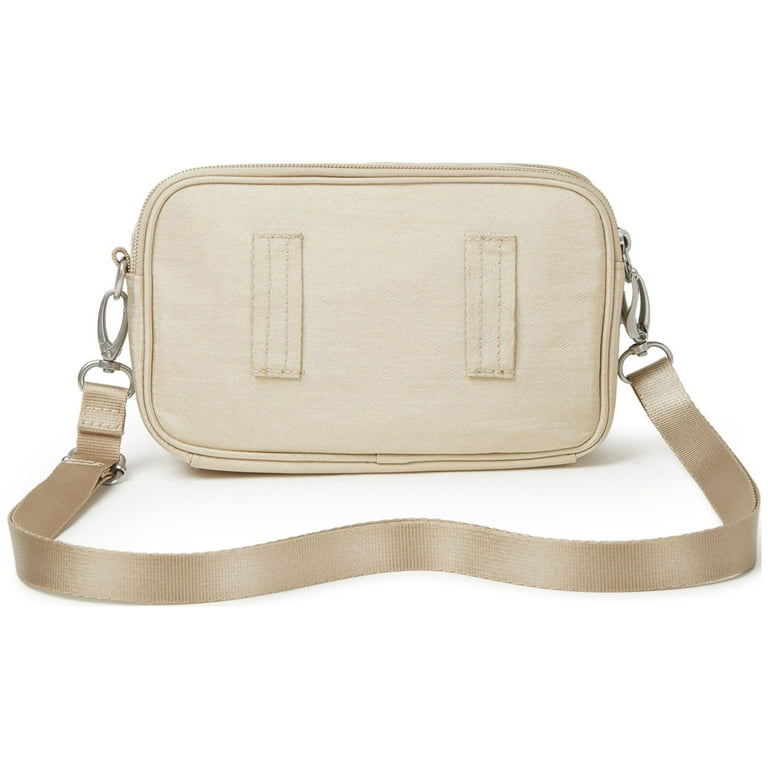 Baggallini RFID Festival Bag Champagne Shimmer