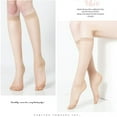thumbnail image 4 of Generic Mid Tube Stockings Female Anti Hook Silk Summer Ultra Thin Half Flesh Color Spring And Autumn Long Half Leg Short Socks Female, 4 of 4
