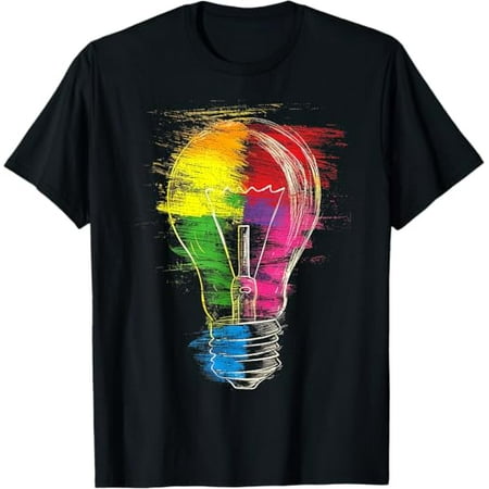 

Light Bulb Drawing Art Illustration Graphic T-Shirt