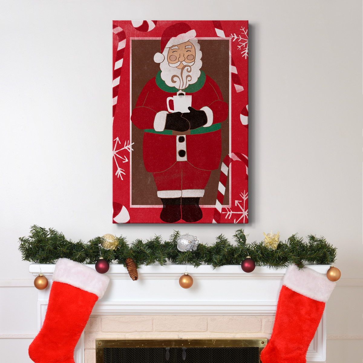 Cozy Cocoa Christmas Collection B- Gallery Wrapped Canvas