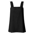 thumbnail image 6 of EHQJNJ Female Easter Tank Tops for Women Trendy Women's Solid Color Suspender Vest Square Neck Loose Sleeveless Top Cute Summer Ladies Tank Tops for Layering Sports Bra Tank Tops for Women Padded, 6 of 7