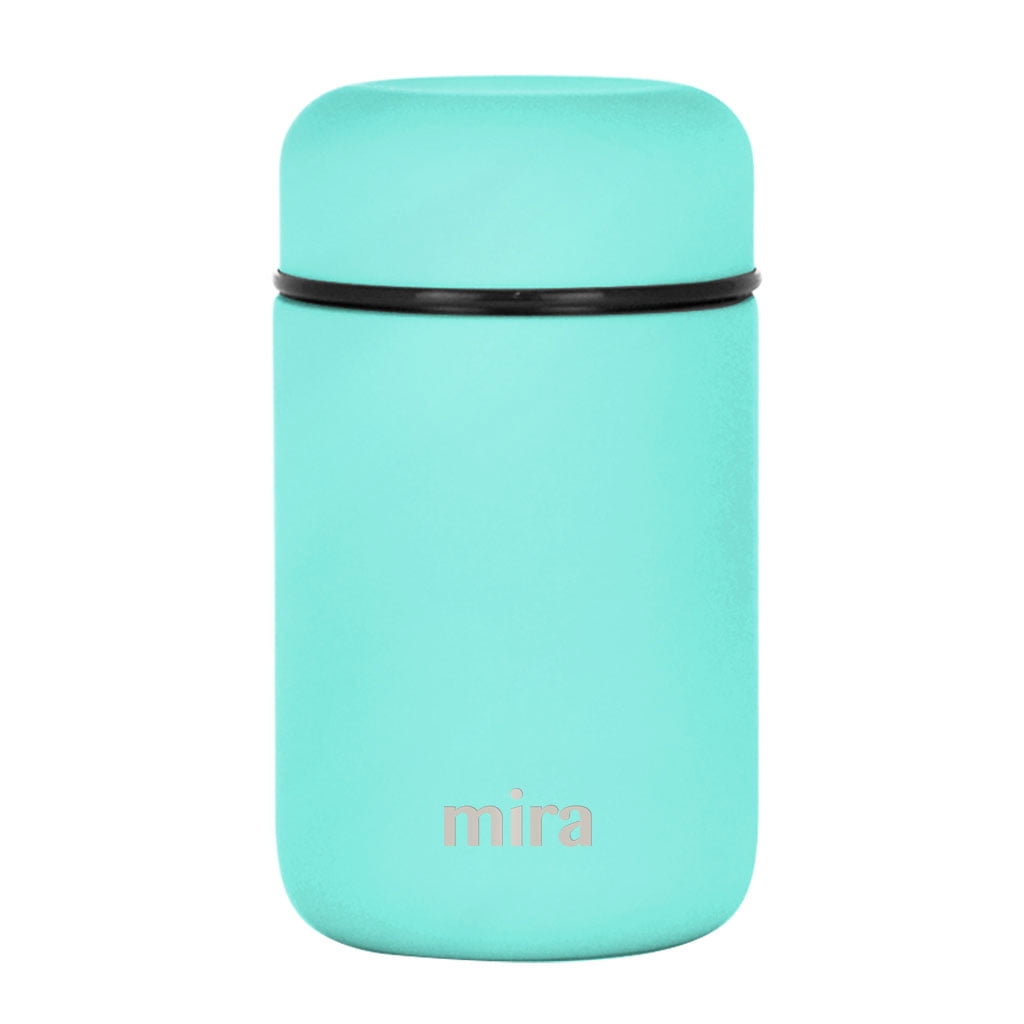 MIRA Thermos for Kids Lunch Food Jar Vacuum Insulated Stainless Steel 13.5  Ounce, Cactus Green 