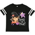 thumbnail image 3 of Inktastic Trick or Treat Mermaid Witch Hat Cauldron Boys or Girls Toddler T-Shirt, 3 of 5