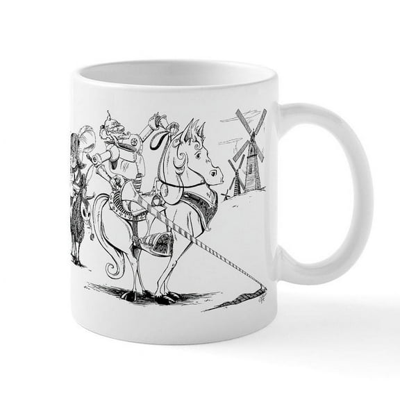CafePress - Don Quixote Mug - 11 oz Ceramic Mug - Novelty Coffee Tea Cup