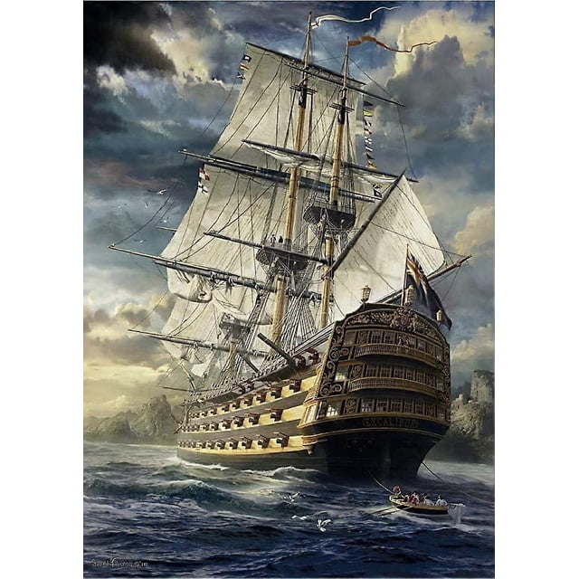 1000 Piece Jigsaw Puzzles for Adults Sailing Set Puzzles for Adults Educational Game Challenge Toy 1000 Piece Jigsaw Puzzles for Adults Kids