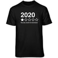 thumbnail image 1 of Teelocity 2020 Rating Graphic T-Shirt (X-Large - Standard Fit, Black White Ink), 1 of 4