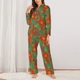 thumbnail image 2 of Lsque Abstract Pattern Pattern Long Sleeve Pajama Set for Women - Soft 2-Piece Sleepwear and Loungewear Set with Pockets, Comfy Nightwear-Large, 2 of 7