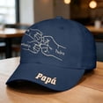 thumbnail image 2 of Men Baseball Caps Summer Dad Baseball Cap Custom Embroidery Text Logo Father's Day Idea For Him, 2 of 3