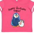 thumbnail image 4 of Inktastic Happy Birthday, Papa- Cute Penguins Boys or Girls Toddler T-Shirt, 4 of 5