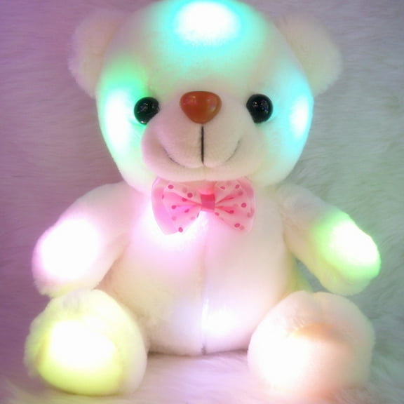 Glowing Bear Plush Teddy Bear New Heim Plush Colorful Teddy Doll Children Christmas Birthday Gift