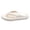 Beige, variant on Womens Mens Pillow Flip Flops Lightweight Waterproof Cloud Slip on Thong Orthotic Slippers Comfortable Arch Support Walking Sandals for Indoor Outdoor Beach Summer Pool Grey Size 9