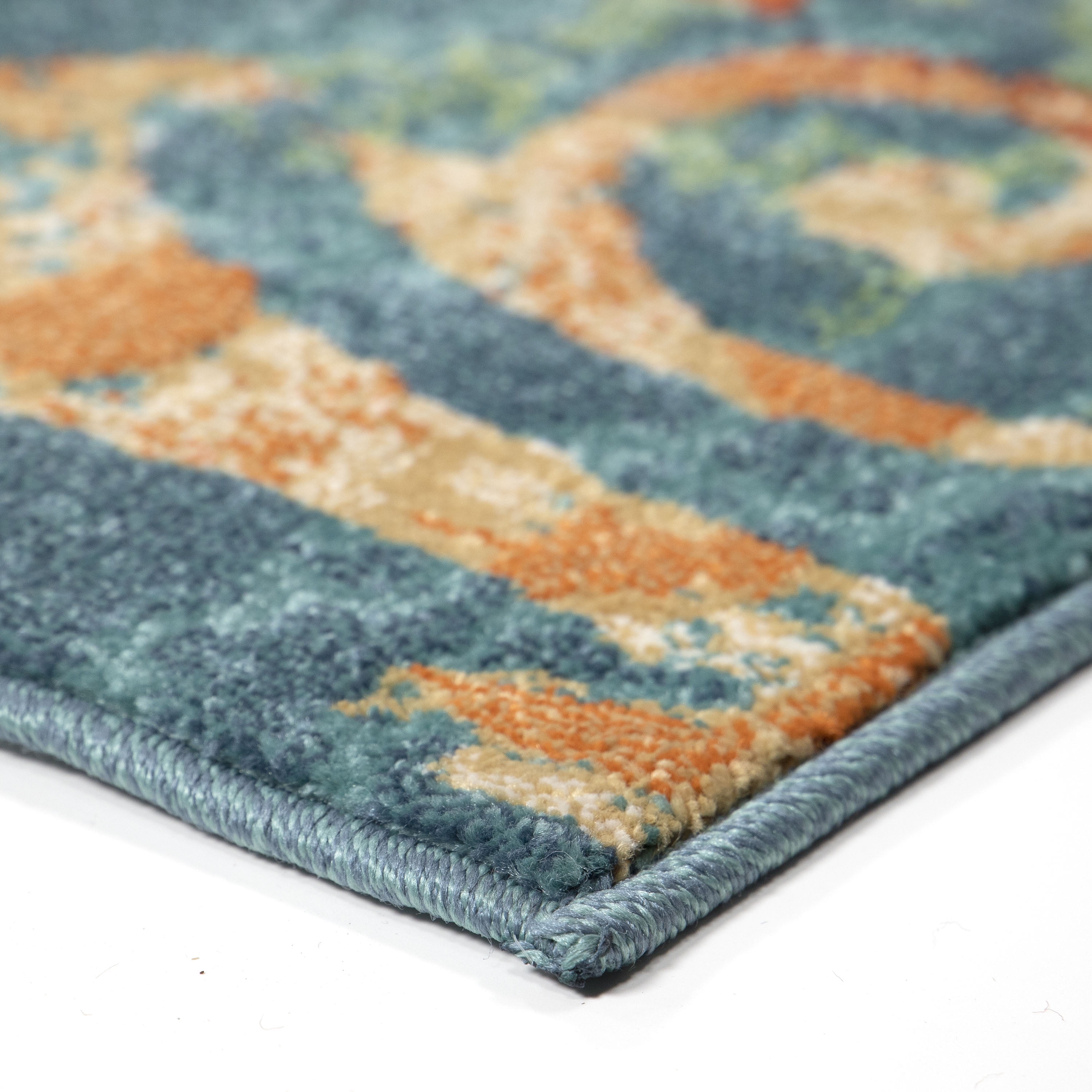 Orian Rugs Watercolor Scroll Multi Colored Area Rug Or