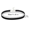 thumbnail image 3 of CAKVIICA Belt Simple Fashion Short Necklace Velvet Collar Necklaces Classic Choker Necklace For Women Ultra Comfortable Stretch Velvet Ribbon Halloween Birthday Party Decorations, 3 of 9