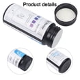 thumbnail image 3 of Feimier 200 pack Water Total Hardness Test Strips 0-425 PPM, Quick and Easy Kit for Pool, Spa, Aquarium - Accurate Results in Seconds, Large Color Chart, Long-Lasting Strips, 3 of 10