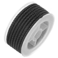 thumbnail image 3 of Unique Bargains Nylon Thread Twine Beading Cord 4mm Extra-Strong Braided Nylon Crafting String 3.2M/10.5 Feet, Black, 3 of 7