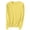 Yellow, variant on HAiming Sweaters for Women Long Sleeve V Neck Loose Pullover Tops Fall Soft Warm Cozy Lightweight Knit Base Shirts