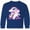 Royal Blue, variant on Inktastic Little Sister Unicorn Long Sleeve Youth T-Shirt