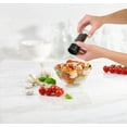 thumbnail image 2 of Trudeau Salt and Pepper Mini Grinders and Shaker Set Glass | Unfilled | Corrosion-resistant ceramic grinder, 2 of 4