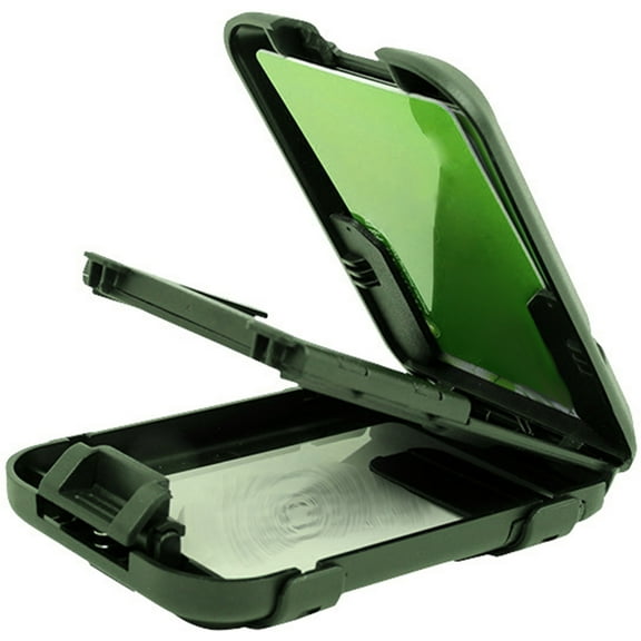 Water Resistant Card Case with Money Clip Anti Theft Card Wallet Travel Cards Organiser for Women Men Travel Daily Use