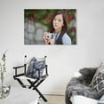 thumbnail image 5 of Kim Jisoo, A Famous Korean Female Singer Canvas Wall Art Print Poster For Home School Office Decor, 5 of 8
