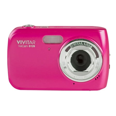 Vivitar VS126-PNK 16.1MP Digital Camera with 1.8" Preview Screen Pink