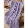 thumbnail image 3 of Monica + Andy Organic Cotton Muslin Toddler Throw Blanket, Soft Quilted Cotton Blanket, 30 x 40 Inch, 3 of 4